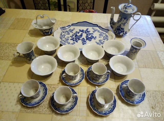 Набор столовой посуды фарфор