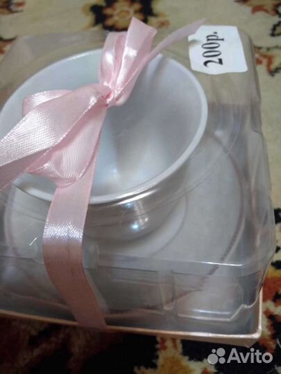 Подарочный набор, чашечка с блюдцем