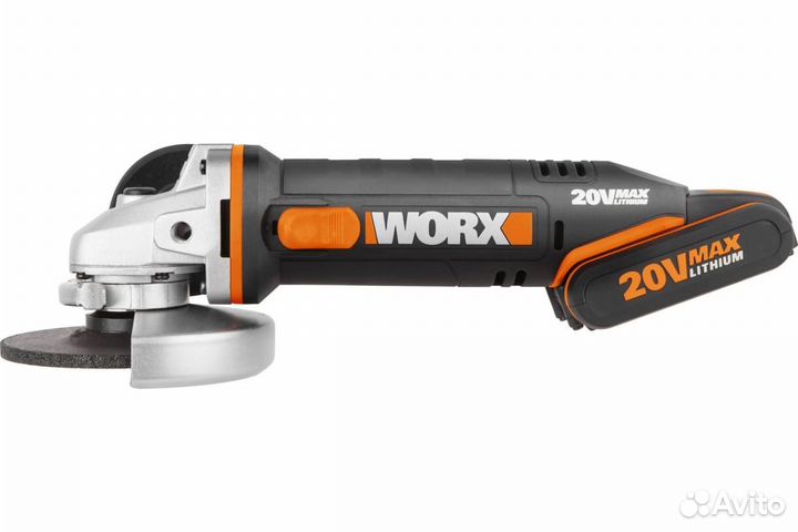 Аккумуляторная угловая шлифмашина worx WX800