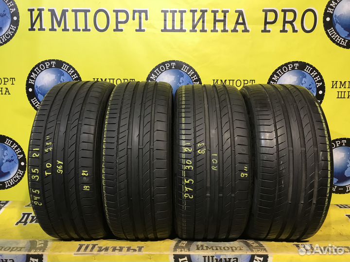 Continental ContiSportContact 5 245/35 R21 и 275/30 R21 96Y