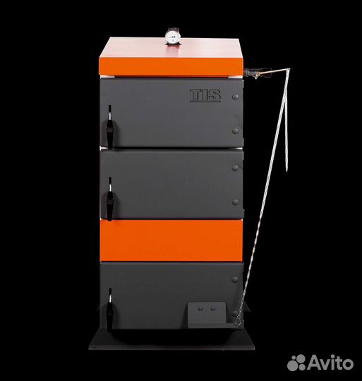 Котел твердотопливный дровяной Pro DR Tis