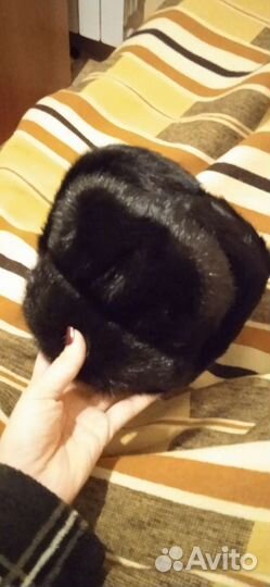 Зимняя шапка (песец, норка) 58 размер обе