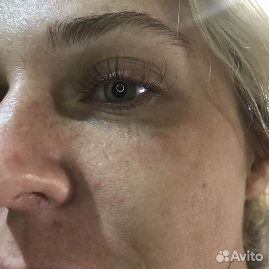 Наращивание ресниц на дому