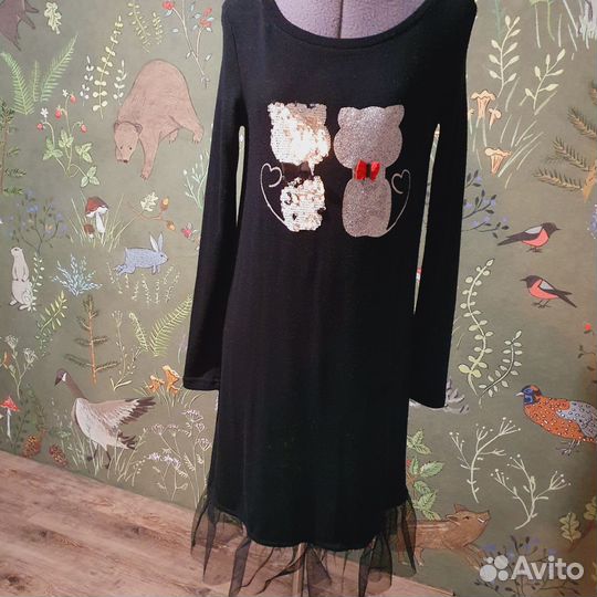 Платье черное