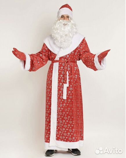 Карнавальный костюм Деда Мороза взрослый