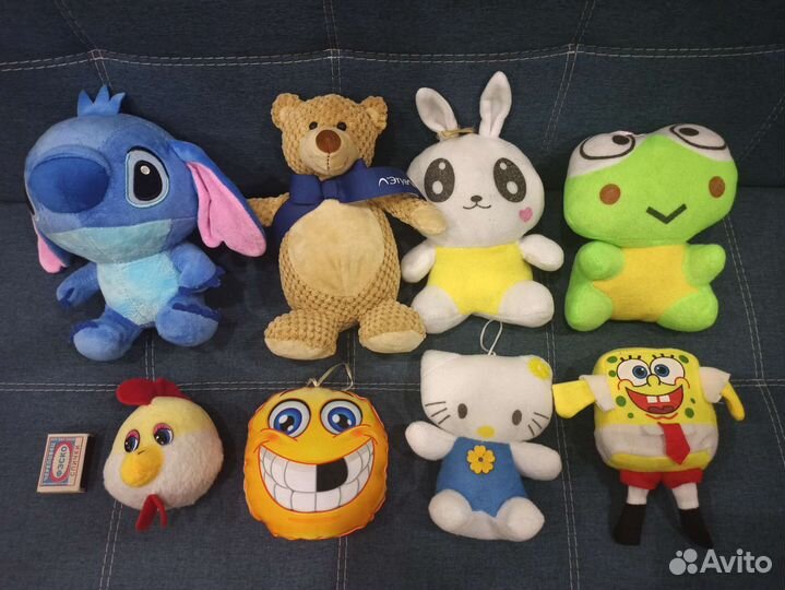 Мягкие игрушки пакетом много