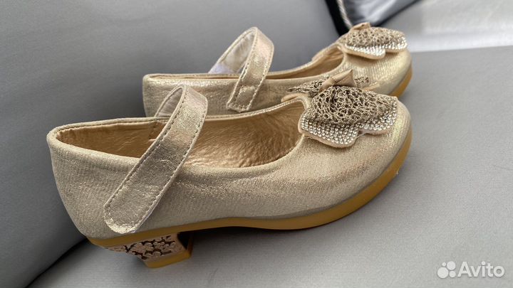Туфли праздничные для девочки 30 размер