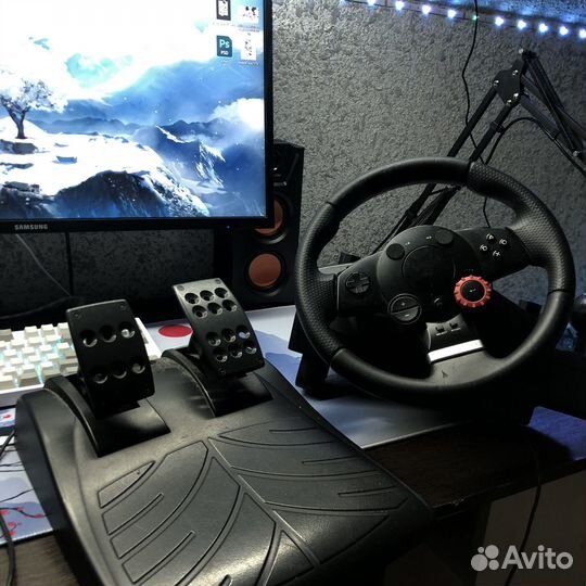 Руль Logitech driving force gt