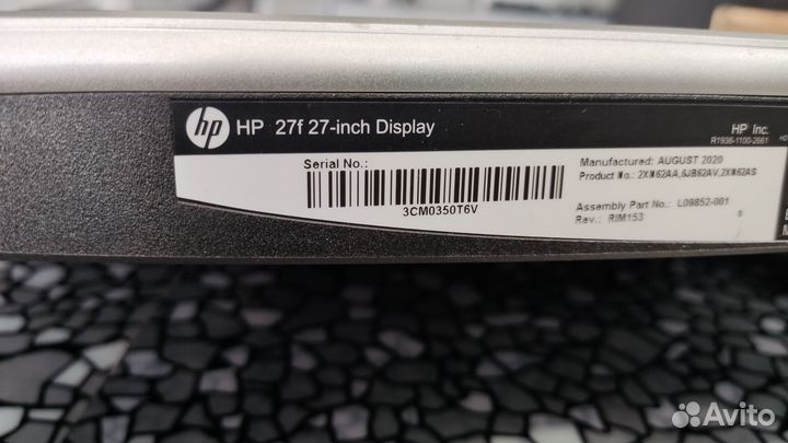 Монитор hp 27f 27