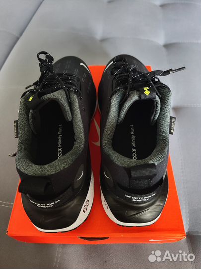 Nike ReactX Infinity Run 4 GTX black white оригина