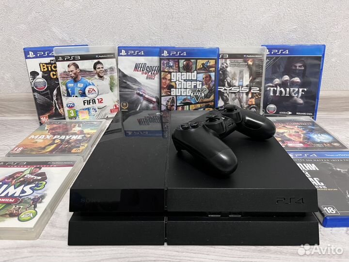 Sony playstation 4 PS4 + игры оригинал