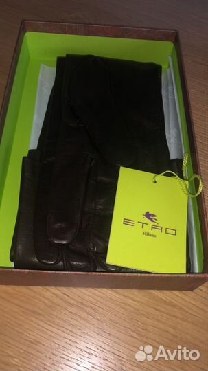 Перчатки женские кожаные