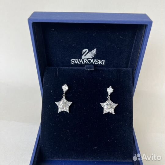 Swarovski Stella серьги звездочки