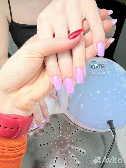 Маникюр наращивание