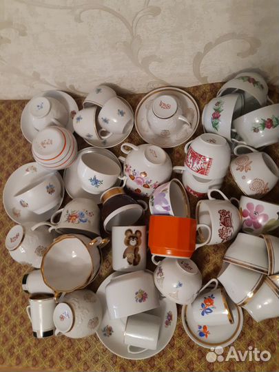 Чашки,блюдца,сахарницы,сливочники СССР