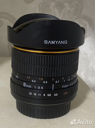 Объектив samyang aspherical 8mm