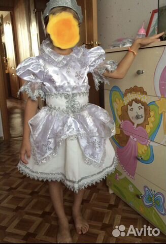 Карнавальный костюм Снежинка 122 размер