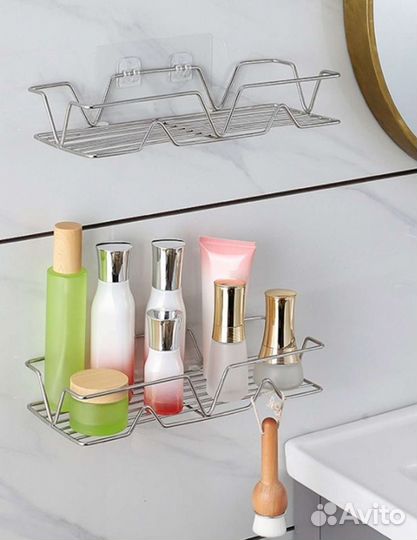 Полка для кухни, ванны на липучке