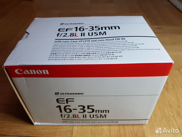 Объектив Canon EF 16-35mm 2.8L II USM, новый