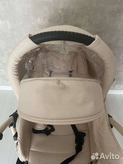 Коляска 2 в 1 эко кожа