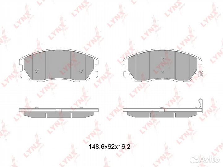 Колодки тормозные дисковые перед