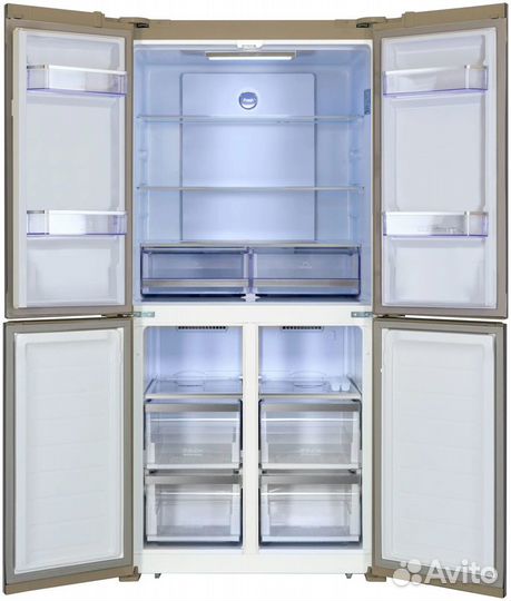 Холодильник hiberg RFQ-490DX nfgy inverter