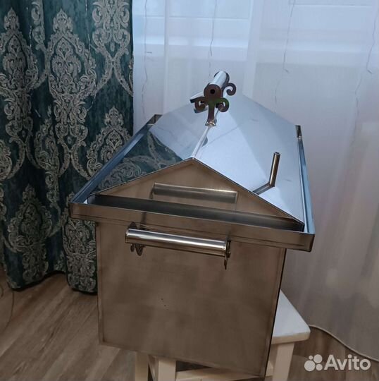 Коптильня горячего копчения из нержавейки
