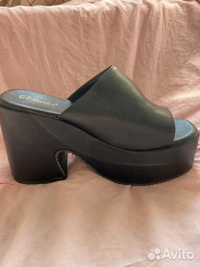 Сабо женские 41 размер натуральная кожа