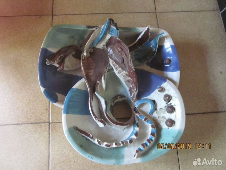 Керамические барельефы 3D в морской тематике