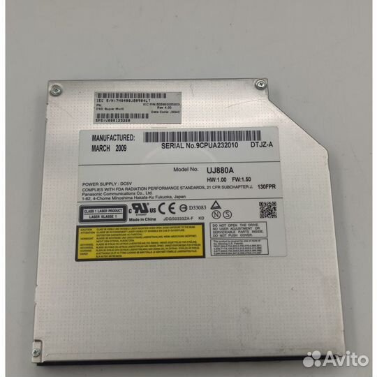 Привод DVD-RW UJ880A, V000123260, Panasonic, HP