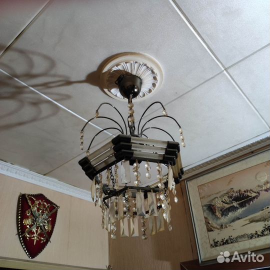 Люстра потолочная подвесная бу