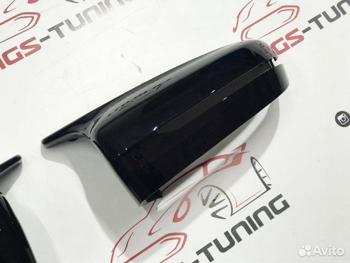 Крышки зеркал стиль BMW M3 G20 черные