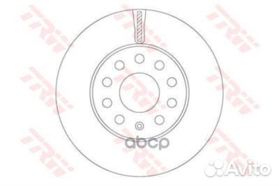 Диск тормозной audi A3/skoda octavia/VW golf 12