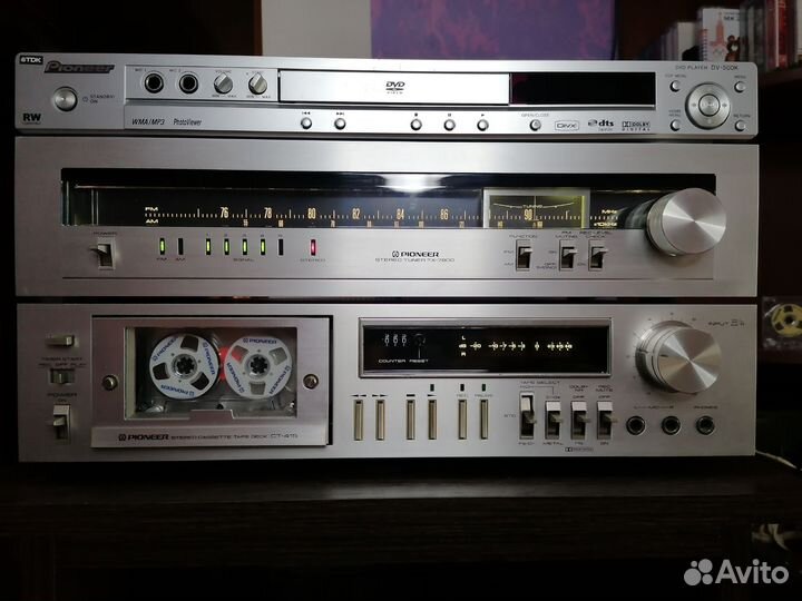 Кассетная дека pioneer ct415 и тюнер pioneer 7900