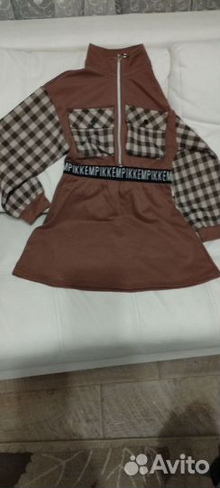 Платье трикотажное