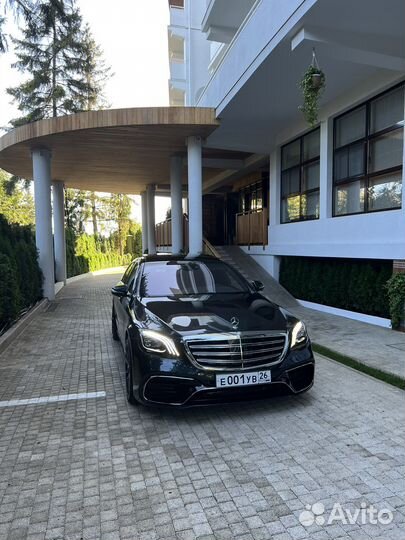 Прокат мерседеса с водителем s63