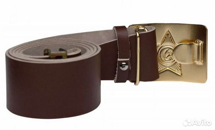 Ремень СССР (латунь, кожа)