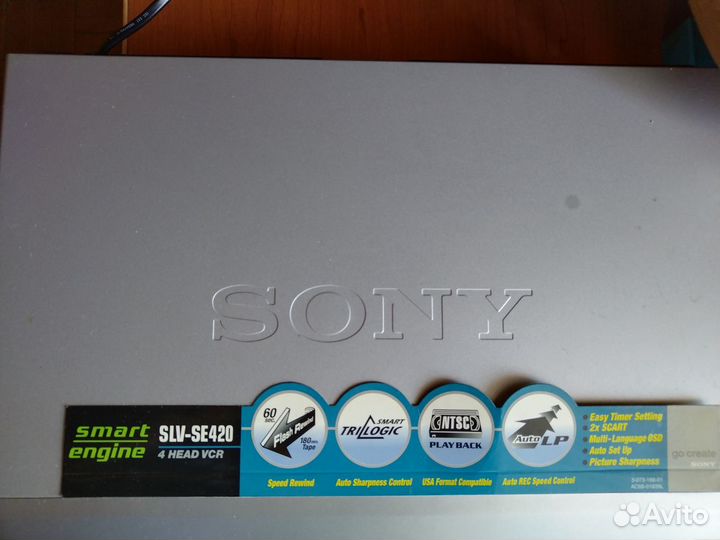 Видео магнитофон sony vhs