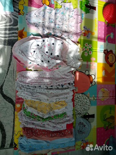 Вещи пакетом для девочки 0 до 3-х месяцев