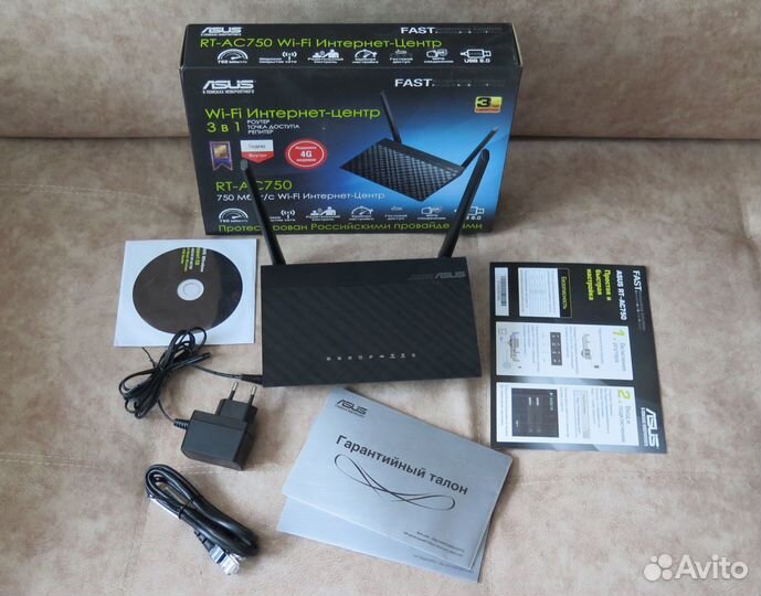 Роутер asus RT-AC750