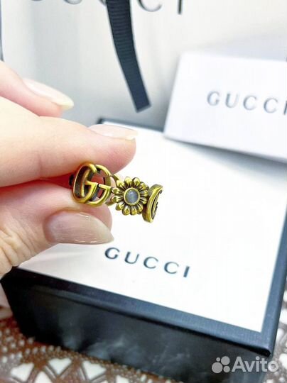 Кольцо gucci GG