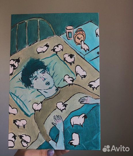 Картина маслом на холсте 20х30