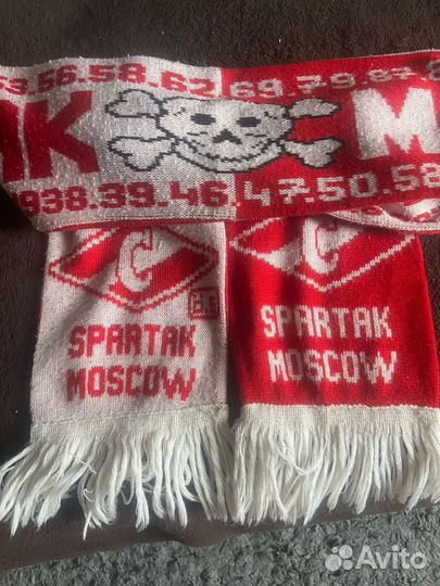 Шарф фк Спартак Москва «Король Москвы» 1997г