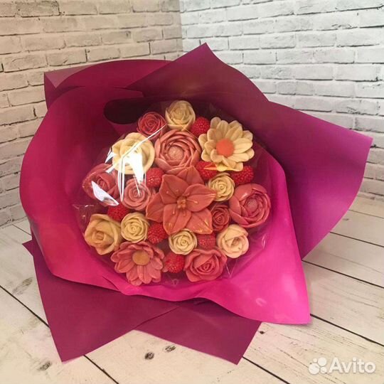 Шоколадные цветы. Подарок на выпускной