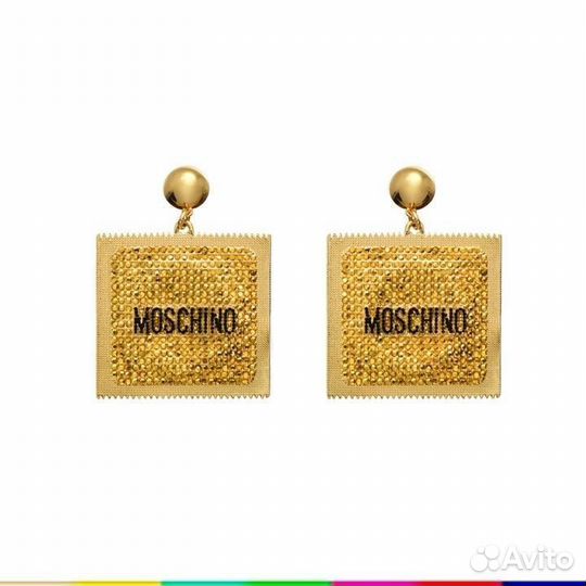 Серьги moschino hm