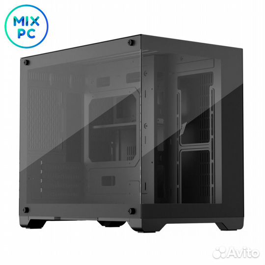 Корпус 1stplayer megaview MV6-T Black MV6-TP-BK