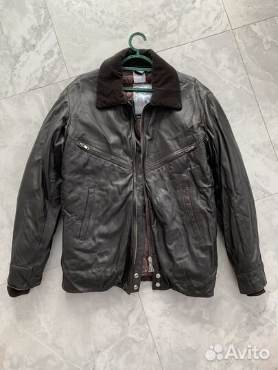 Куртка мужская лётная кожаная