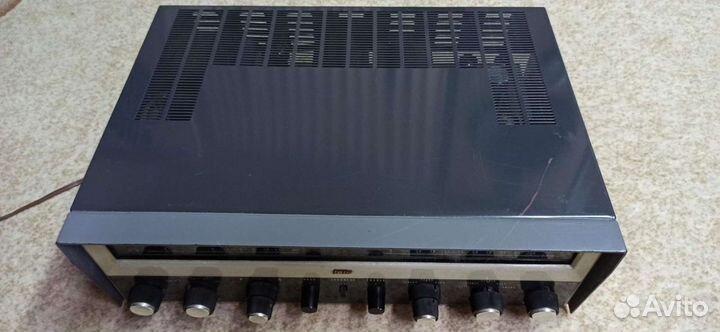 Винтажный ламповый стерео ресивер trio w-25