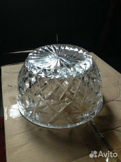 Салатник хрустальный СССР