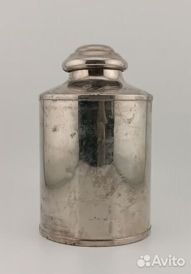 Банка для чая Чайница старинная Латунь Клеймо WMF